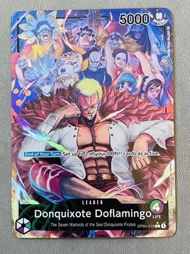 Donquixote Doflamingo (019) (Alternate Art) OP04-019 Kingdoms of Intrigue NM