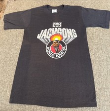 AUTHENTIC Vintage 1984 THE JACKSONS WORLD TOUR T-SHIRT Michael Jackson Sz S