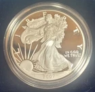 2007-W 1 oz Proof Silver American Eagle (w/Box & CoA)