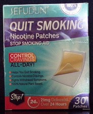 SEFUDUN Quit Smoking Step 1 Nicotine Patches - 30 21 mg.