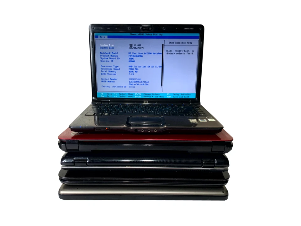 Lote de 5 - Portátiles HP Pavilion, Pentium Intel Core i3, AMD [Sin HD/AC] Foto 2 de 4