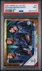 2021 TOPPS UEFA ORANGE FOIL KYLIAN MBAPPE/LIONEL MESSI/NEYMAR JR. /25 PSA 9