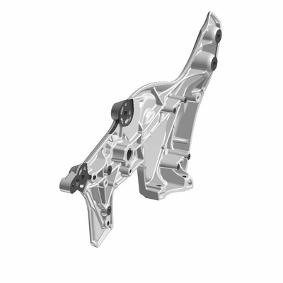 Polaris Frame, Mid, Jet Black, Genuine OEM Part 5141434-626, Qty 1