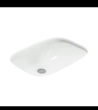 Sterling 442007-U White Stinson 20" Undermount Bathroom Sink With Overflow