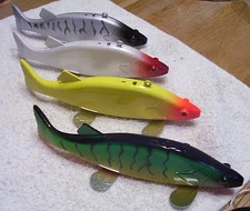 4 COLOR LOT  BEAUTIFUL ICE SPEARING DECOYS UNUSED    92823