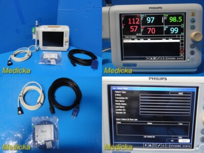 2014 Philips 863073 Sure Signs VS3 Multi-Parameter Monitor W/ Leads~28863