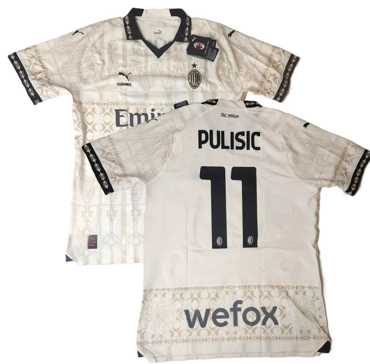 Puma x Pleasures AC Milan 2023/24 Light Version Jersey Puma x Pleasures AC Milan 2023/24 Light Version Jersey