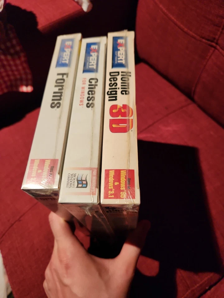 Vintage Expert Software Pc Big Box Lot Forms Home Design 3d Chess Game New Rare - Image 4 of 4