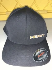 XL XXL Heavy Machinery Embroidered Flexfit Fitted Ball Cap Bragg Crane New