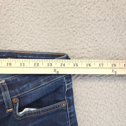 Lucky Brand Jeans Womens Sz 6 Blue Hayden Skinny Distressed Comfort Casual Denim - Picture 15 of 19