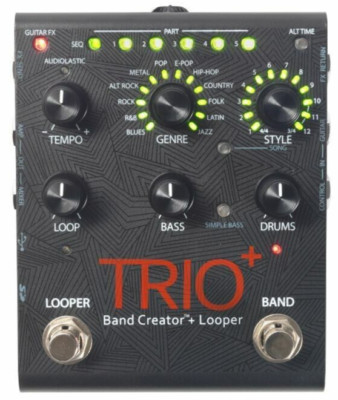 Digitech Trioplus V-04 Gitarrenlooper und Band Creator Pedal