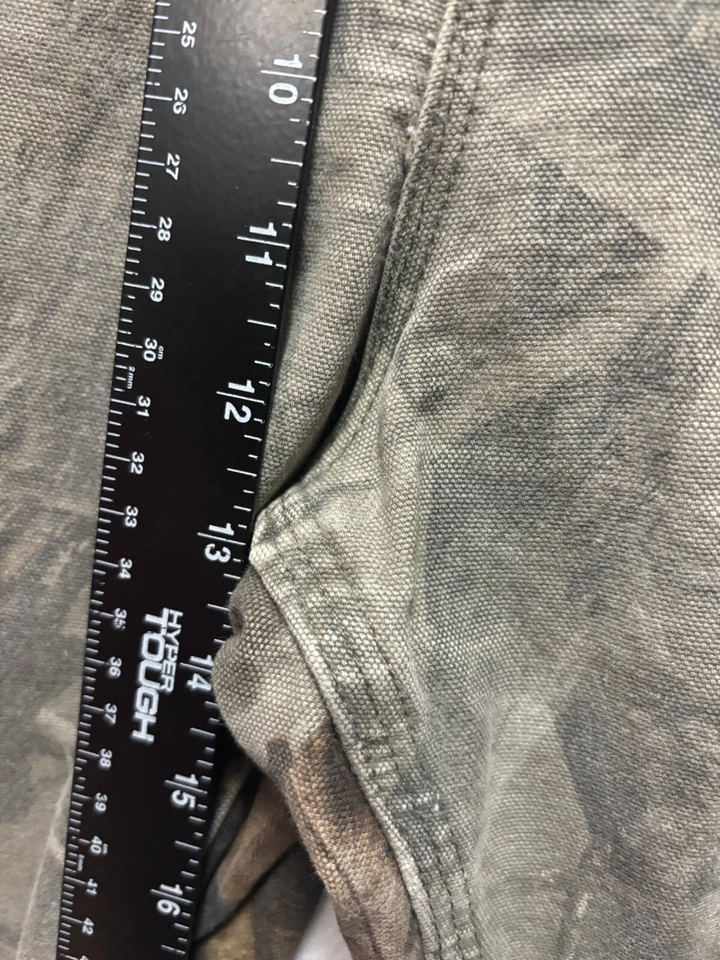 Camuflaje Carhartt De Colección - Realtree Dungaree Fit B158 CMO, Para Hombre Hecho en EE. UU. con Desvanecimiento Foto 3 de 4