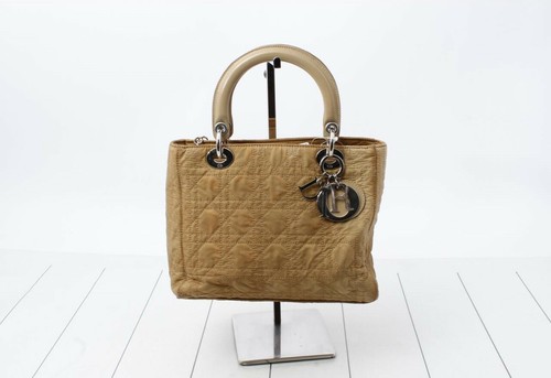 Christian Dior Bolso De Mano Dama Dior lágrimas Edredón Bolso grande  Cartera Bolso Vintage Pequeño Raro | eBay