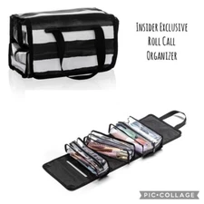 31 Thirty-one Roll Call Organizer Watercolor Stripe NWT