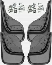 4x mudflaps mudguards black for Mercedes E W124 W210 W211 W212 W213