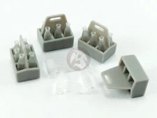 MP Originals 1/48 Milk Bottles and Carrying Boxes (24 bottles & 4 boxes) A48048