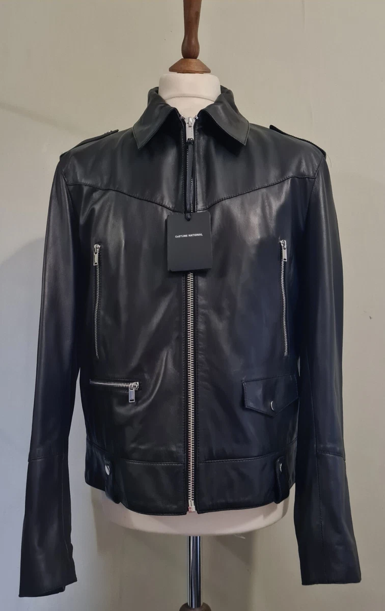 Costume National Coats, Jackets & Vests Leather Outer Shell for