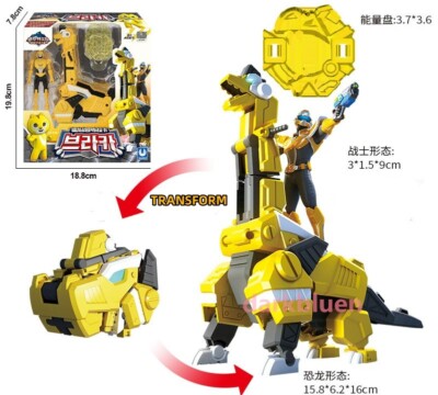 Miniforce Super Dino Power Trans Head Max BRACA Armor Brachiosaurus Robot Figure