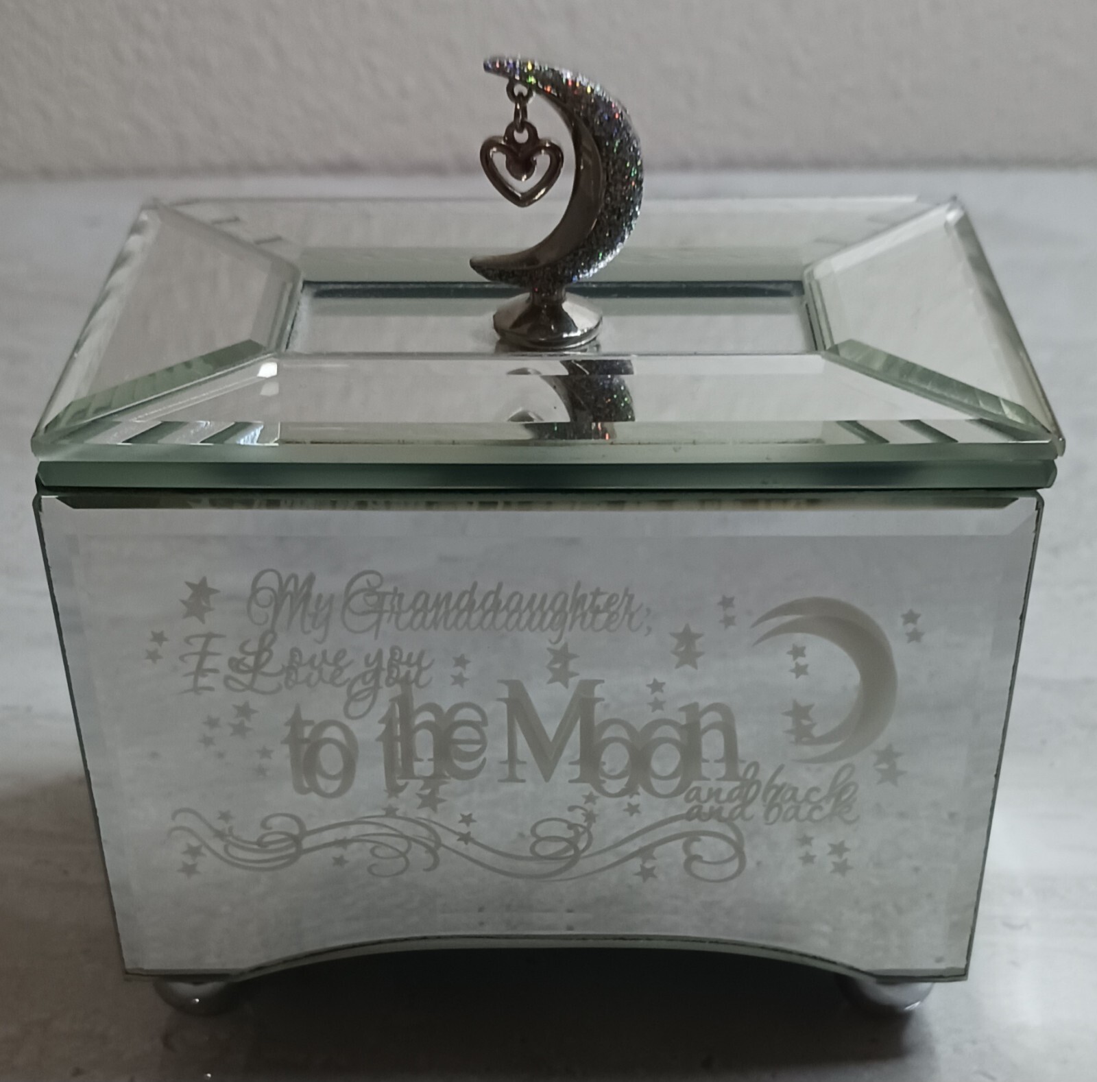 Bradford Exchange Granddaughter Mirrored Music Box | eBay