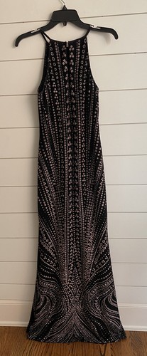 Vestido Jump Apparel PROMOCIÓN/FIESTA/CÓCTEL/BODA, talla 7/8 vestido negro y dorado - Imagen 3 de 6