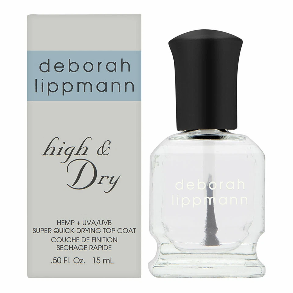 Deborah Lippmann High and Dry Top Coat 15ml/0.5oz Brand New