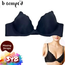 NWD b.tempt'd by Wacoal 34B b.wow'd Push-Up Convertible Bra 958287 Black