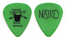Flogging Molly Nathen Maxwell Signature Green Guitar Pick - 2011 Tour