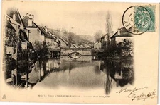 Old postcard Le Vieux L'ISLE-sur-le-DOUBS - L'ancien Petit-Pont 1867 (183299)