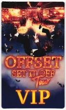 2024 Offset Concert Laminate Pass VIP Set It Off Tour