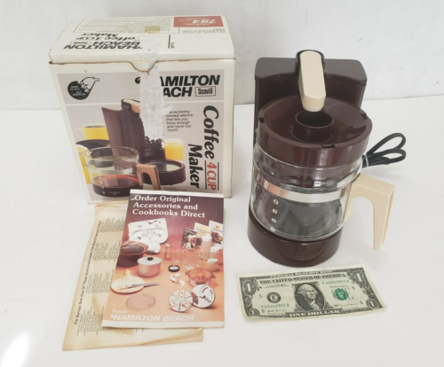 Hamilton Beach Scovill - 4 Cup Coffee Maker -  Small Portable Travel Drip Warmer - Picture 1 of 11