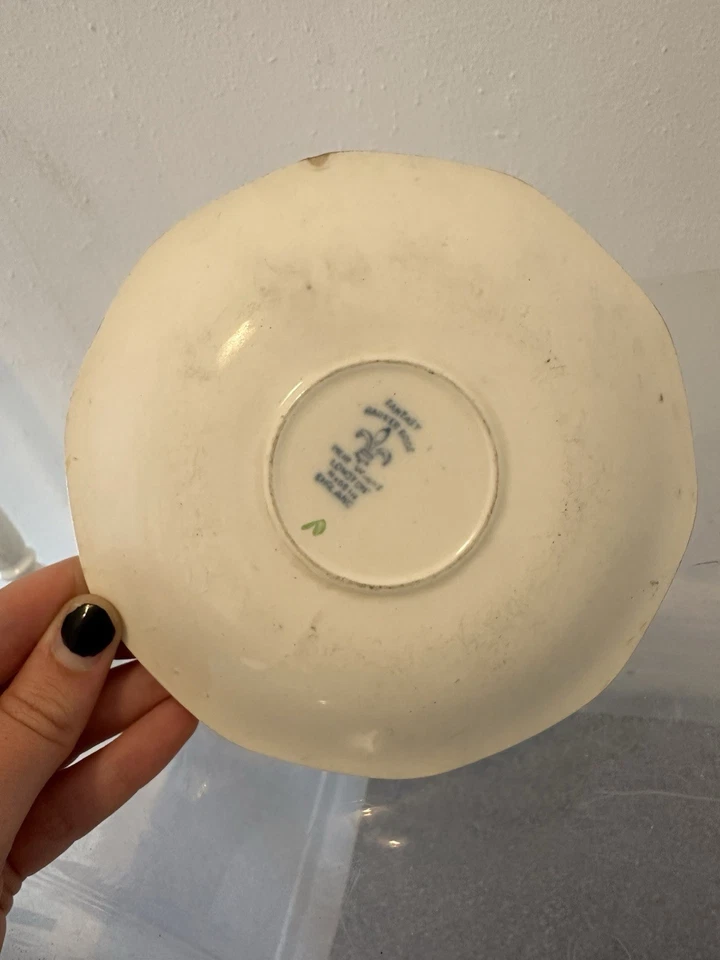 Antique Barker Brothers Pottery “Fantasy” plate 1900’s 5.5” - Image 2 of 3