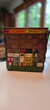 VINTAGE Signed Caro Nan Hand Painted Basket Purse Europe Italy France 1960 s