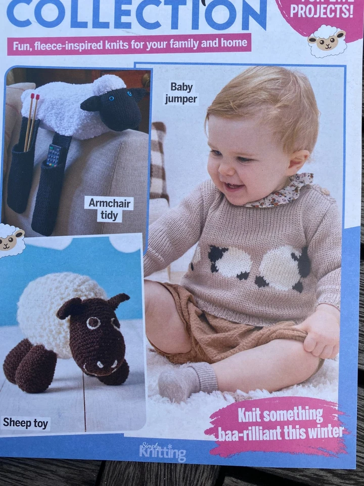 4 Baby Pattern Booklets Sheep Collection, EcoBaby, Pretty Little & Beautiful - Image 2 of 4