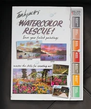 Tom Lynch's Watercolor Rescue! LN HC 1st ED SIGNED International Artist Pub 2008
