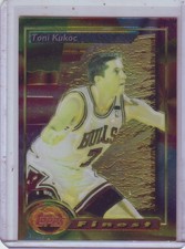 1993/94 TOPPS FINEST TONI KUKOC ROOKIE CARD !!. rookie card picture