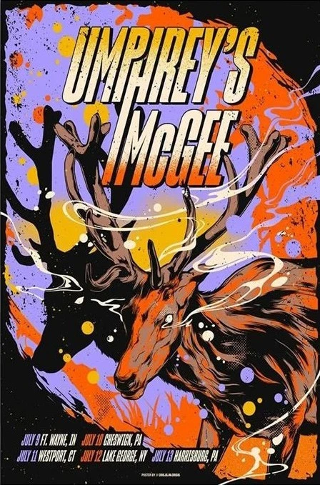 Umphrey's McGee Tour July 2026 Poster
