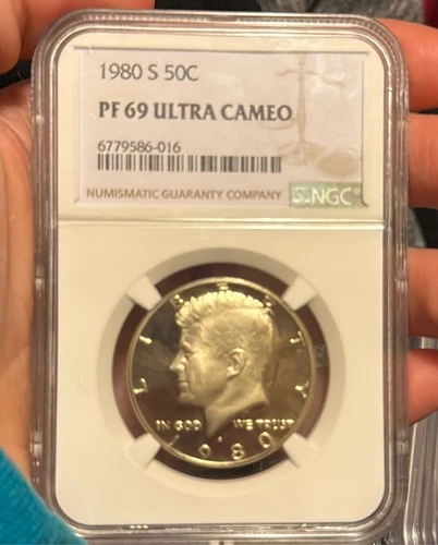 1980 S Kennedy Half Dollar 50C NGC PF 69 Ultra Cameo Proof