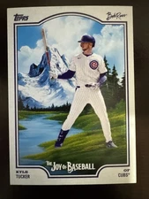 2025 Topps x Bob Ross Kyle Tucker #4 The Joy of Baseball Chicago Cubs