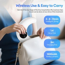 Wireless Laser Nail Fungus Treatment Lamp For Toenail Fungus Removal Blue Light