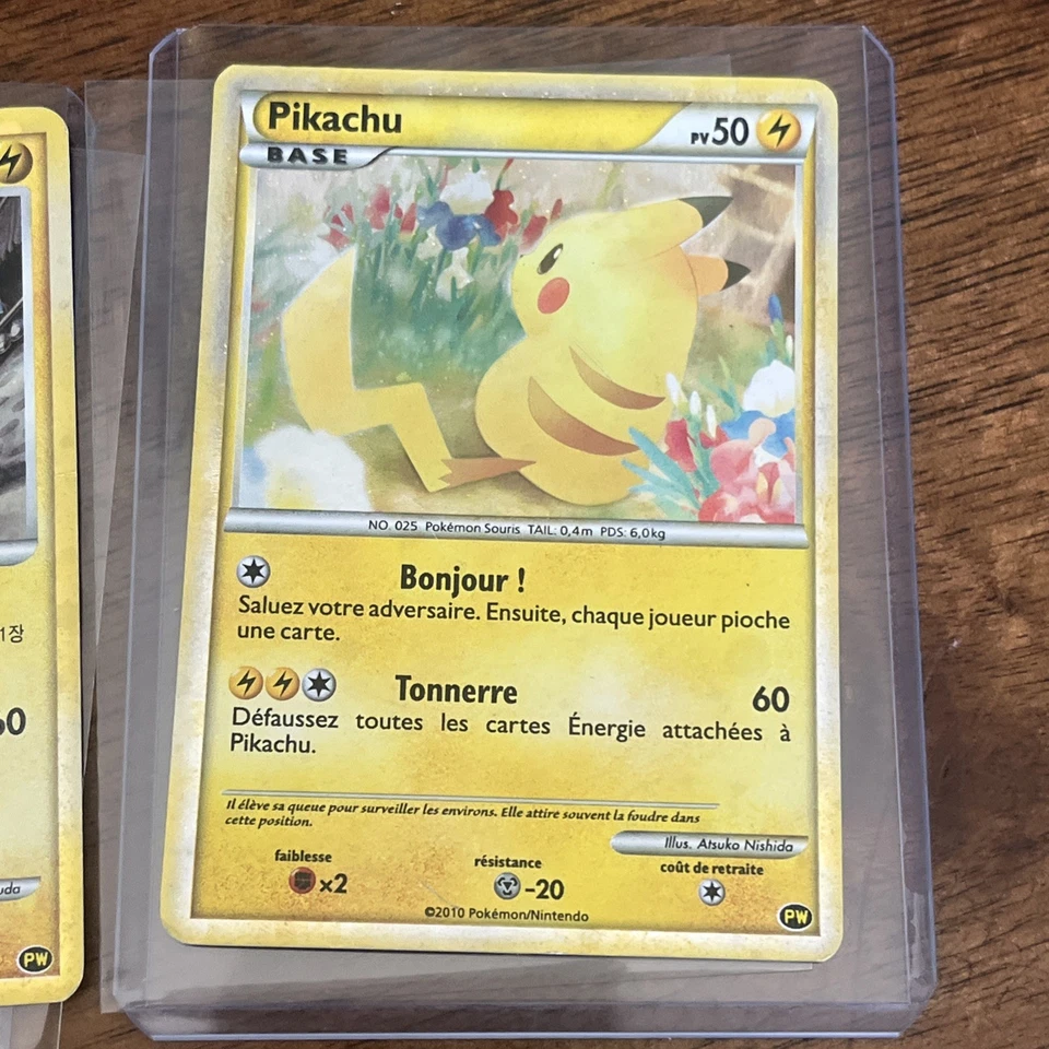 Pikachu World Collection -Korean French -Promos Pokemon 2010 - Played - Image 3 of 4