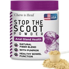 Dog Fiber Supplement Powder - Anal Gland Support for Dogs, 14 oz., Off White