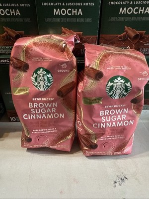 Starbucks 2 Bags Brown Sugar Cinnamon Limited Edition Ground Coffee 11oz BBD6/26