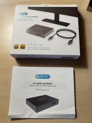 Pengo 4K HDMI to USB 3.0 Video Grabber; Comparable To Cam Link For Video Capture