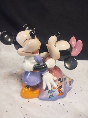 Disney Mickey Minnie Love and Laughter Bell Bradford Exchange No Box
