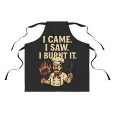 Chef Apron, BBQ, Kitchen, Gifts for Dad, Gift for Cooks, Dad Gift, Cooking Apron