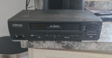 EMERSON DA-4 HEAD VHS VCR PLAYER EWV401B 19 MICRON Powers On But Has Tape Stuck