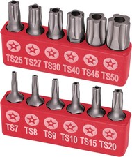 Torx Plus 5-Point Tamper-Proof Security Bits - 12Pc (5-Point)