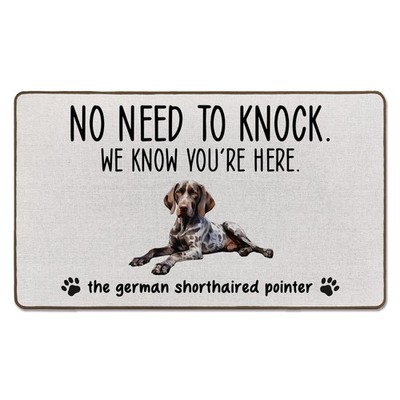 Funny German Shorthaired Pointer Door Mat, Dog Gifts for Women Front Door Mat...