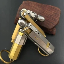 Retro Unusual Petrol Lighter: Windbreaker Kerosene, Windproof Grinding Wheel