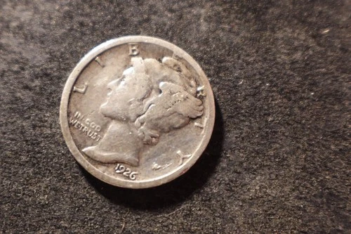 1926-S VG F Solid Mercury Dime Super Fasces WCO